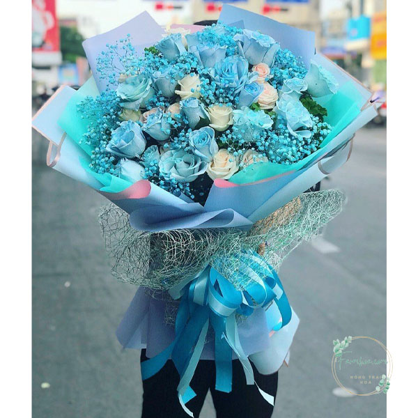 Hoa màu xanh dương - HXD21