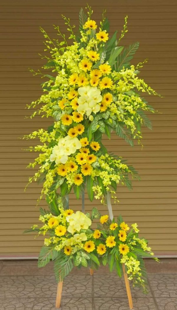 Kệ Hoa Chúc Mừng Đẹp – Trang Trí Tự Nhiên