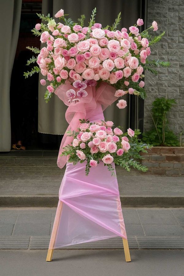 Kệ Hoa Chúc Mừng Khai Trương Đẹp – Tươi Mới & Nổi Bật
