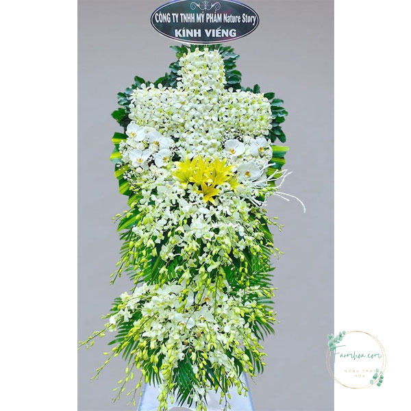 Kệ Hoa Chia Buồn Tang Lễ Cao Cấp