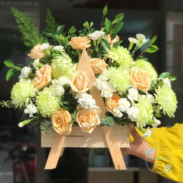 Hoa màu xanh lá – HXL60
