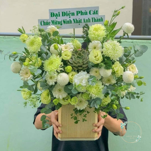 Hoa màu xanh lá – HXL47