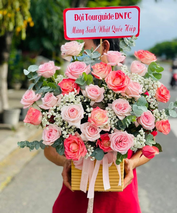 Hoa màu hồng – HMH49